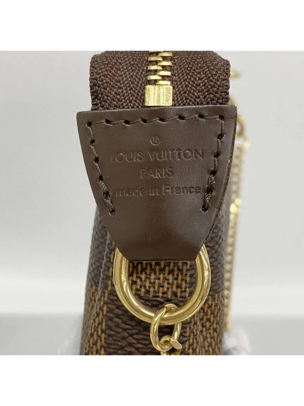 Louis Vuitton Pouch Damier Mini Pochette Accessoires Ebene